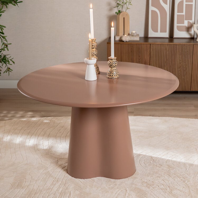 Eettafel Orion ø 120 cm mocha mousse