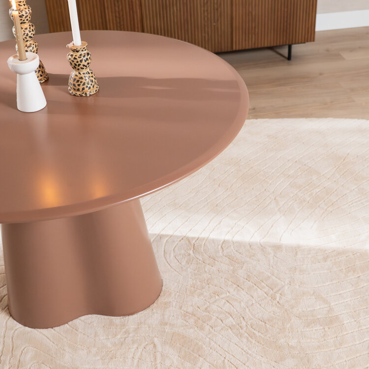 Eettafel Orion ø 120 cm mocha mousse