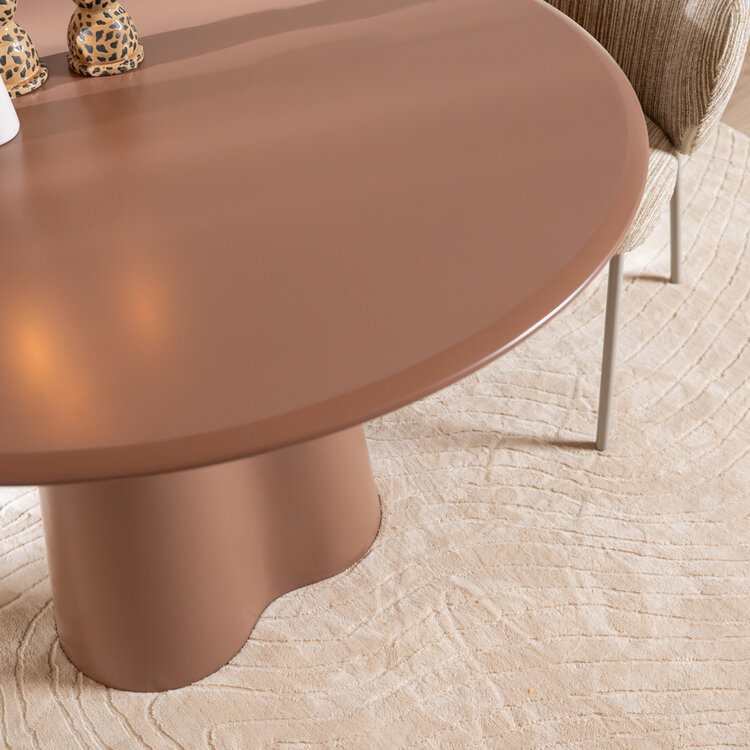 Eettafel Orion ø 120 cm mocha mousse