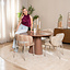 Eettafel Orion ø 120 cm mocha mousse