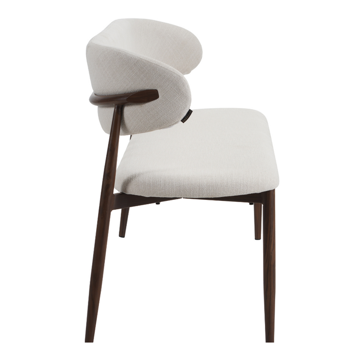 Eetkamerbank Lara linnen off white 160 cm