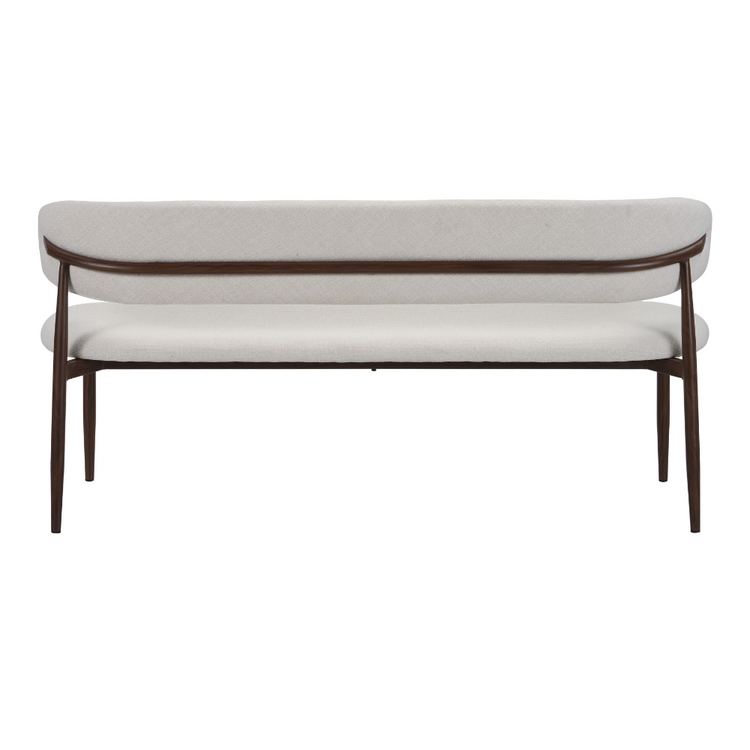 Eetkamerbank Lara linnen off white 160 cm