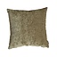 Sierkussen Evi chenille olijf groen 45 x 45
