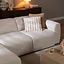 Hoekbank Maine XL bouclé stof off white links