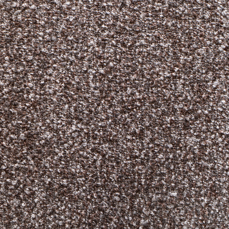 Hoekbank Maine XL bouclé bruin/grijs links