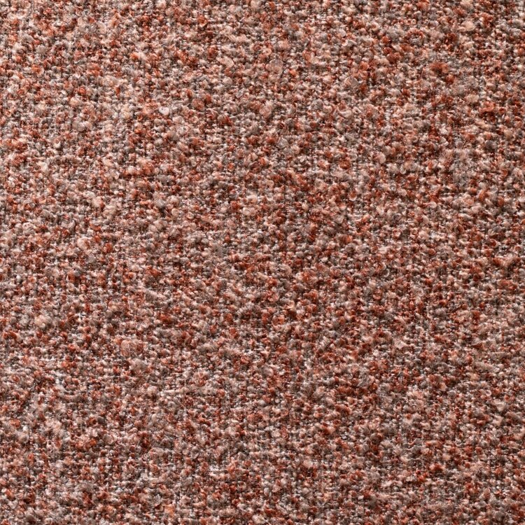 Hoekbank Maine XL bouclé rood/roze links
