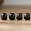 Vloerbeschermer set S (voor 4 poten) bruin Ø15 mm