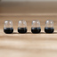 Vloerbeschermer set M (voor 4 poten) transparant Ø14-19 mm tapijt