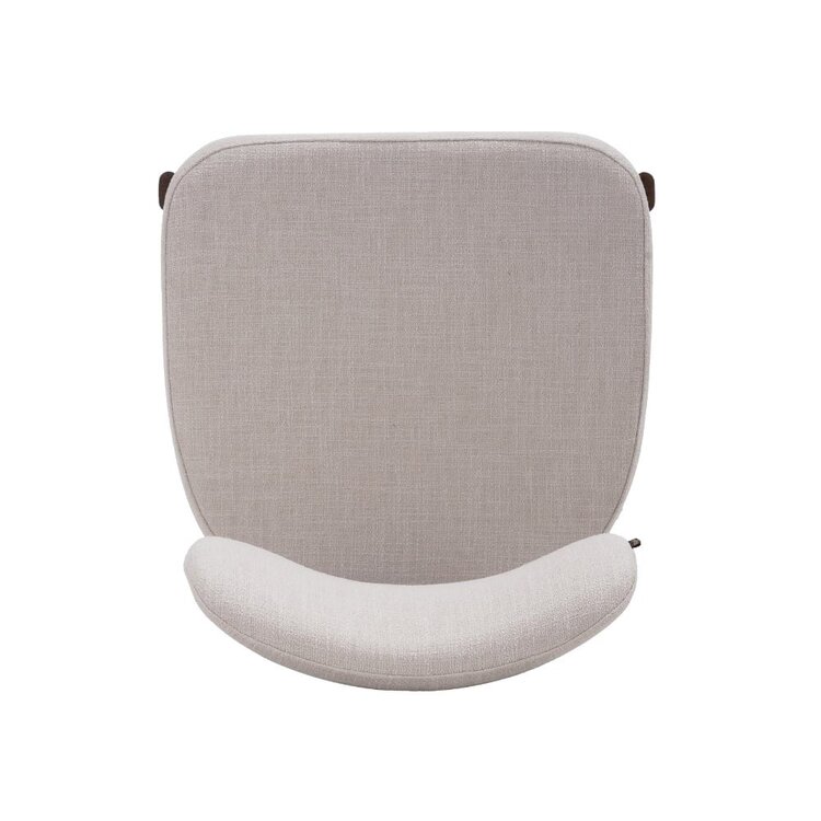 Barkruk Nori linnen off white 70 cm