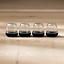 Vloerbeschermer set L (voor 4 poten) transparant Ø19-25 mm