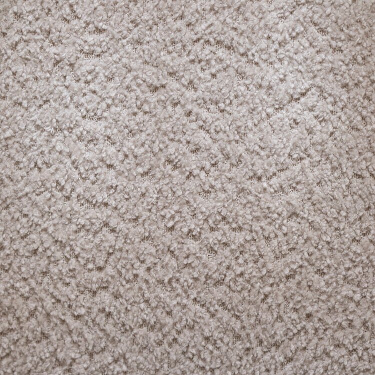 Hoekbank Maine XL bouclé stof off white links