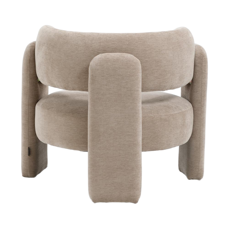 Fauteuil Jolie velvet beige