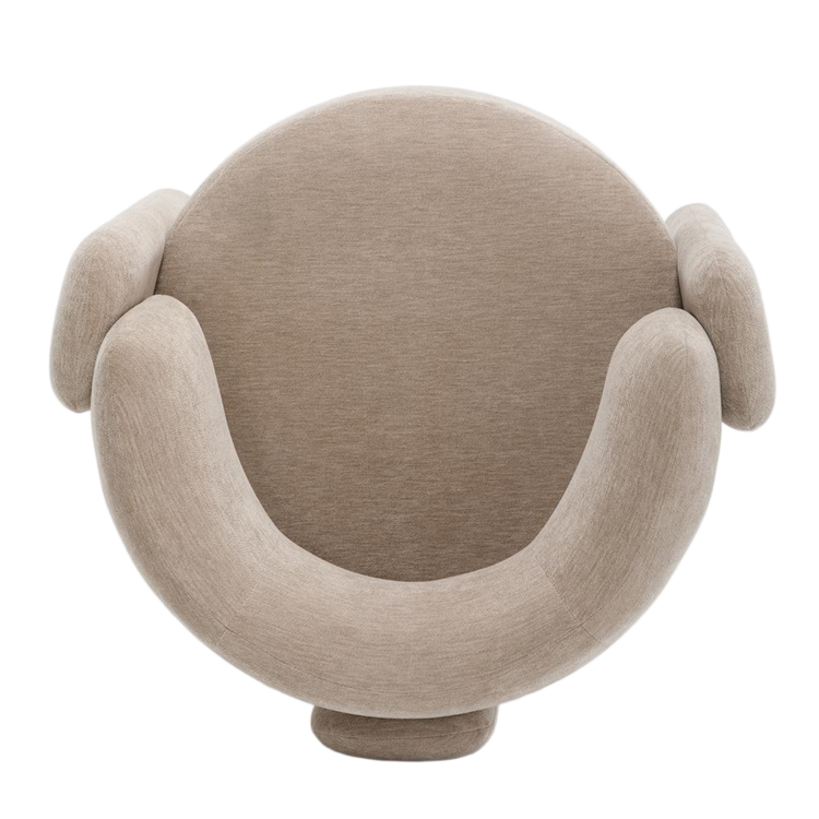 Fauteuil Jolie velvet beige