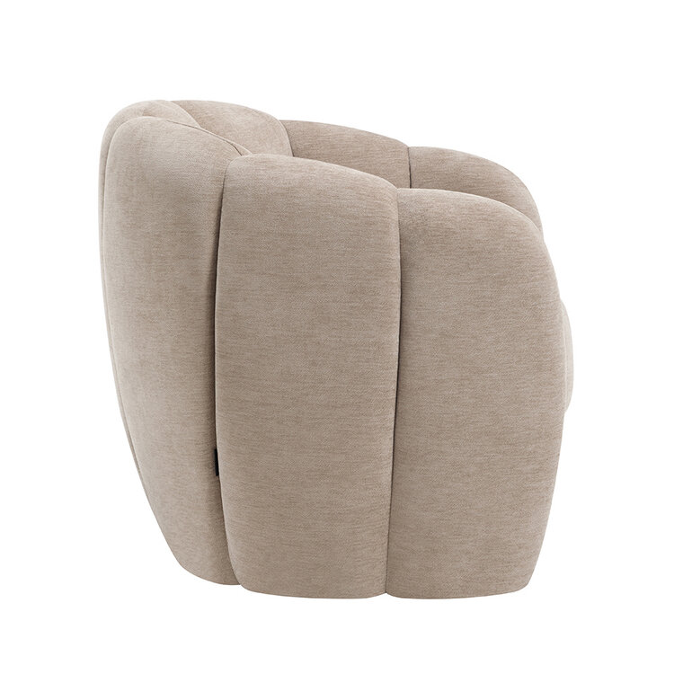 Fauteuil Lois velvet beige