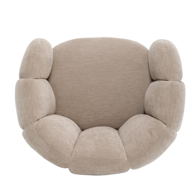 Fauteuil Lois velvet beige
