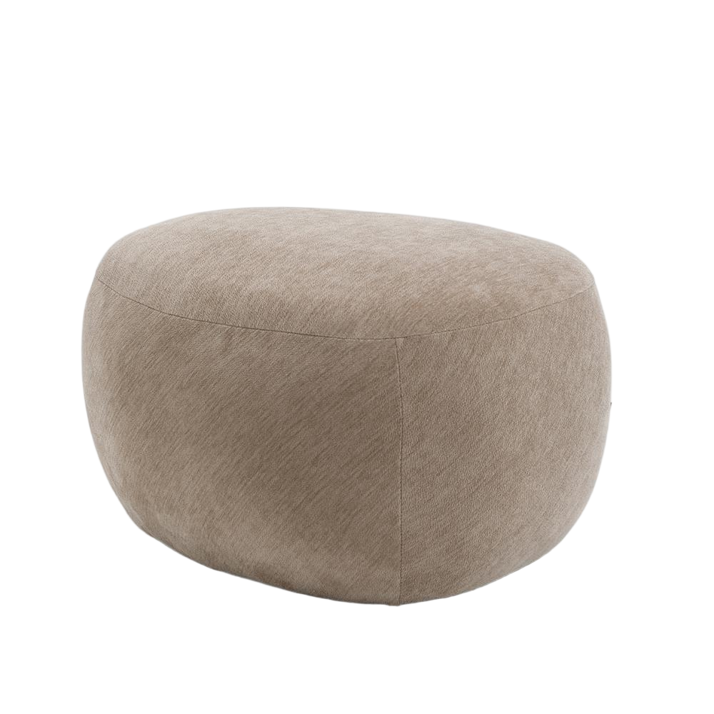 Poef Fenna velvet beige