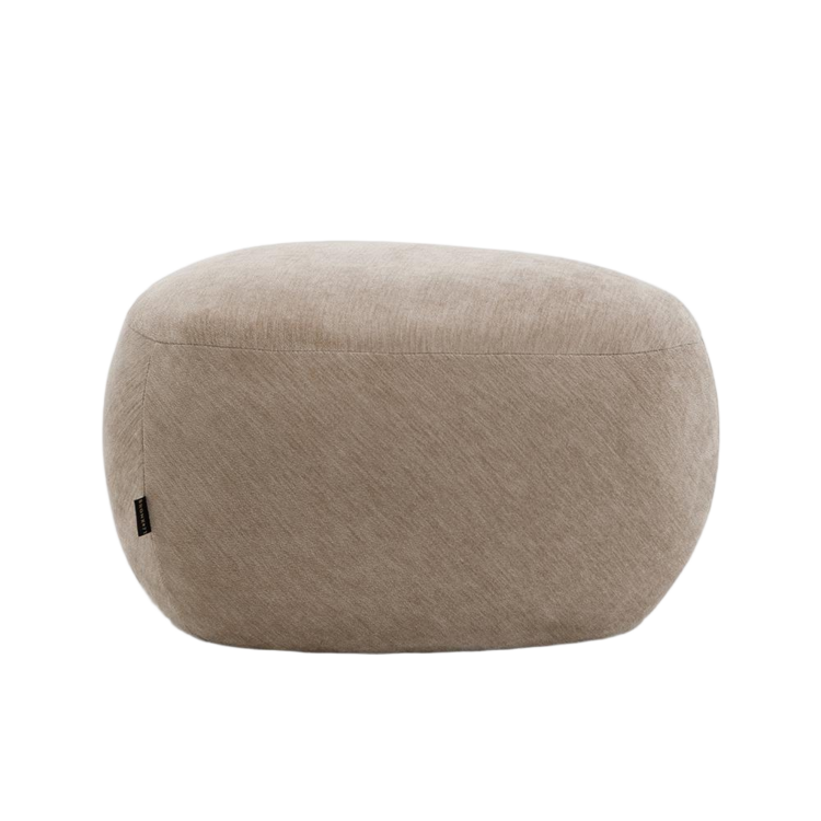 Poef Fenna velvet beige