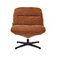 Fauteuil Sara draaibaar velvet oker