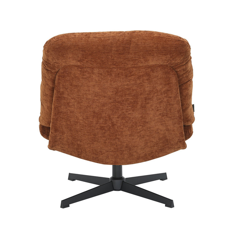 Fauteuil Sara draaibaar velvet oker