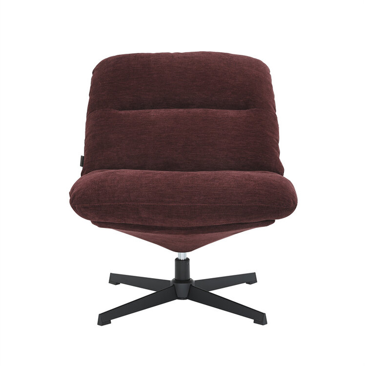 Fauteuil Sara draaibaar velvet paars