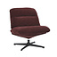 Fauteuil Sara draaibaar velvet paars