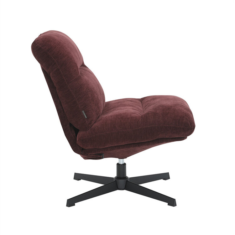 Fauteuil Sara draaibaar velvet paars