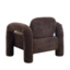 Fauteuil Tess velvet bruin