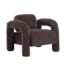 Fauteuil Tess velvet bruin