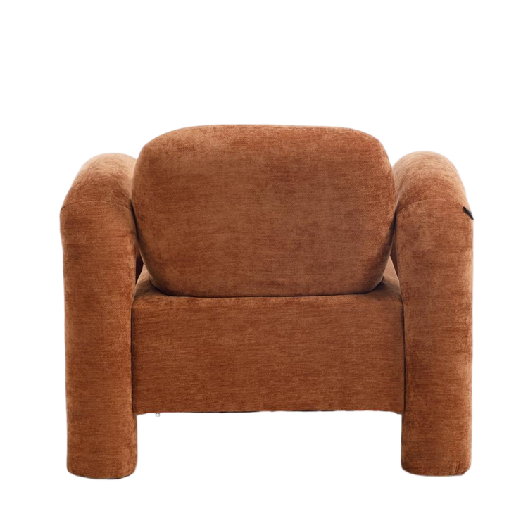 Fauteuil Tess velvet oker
