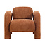 Fauteuil Tess velvet oker