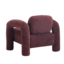Fauteuil Tess velvet paars