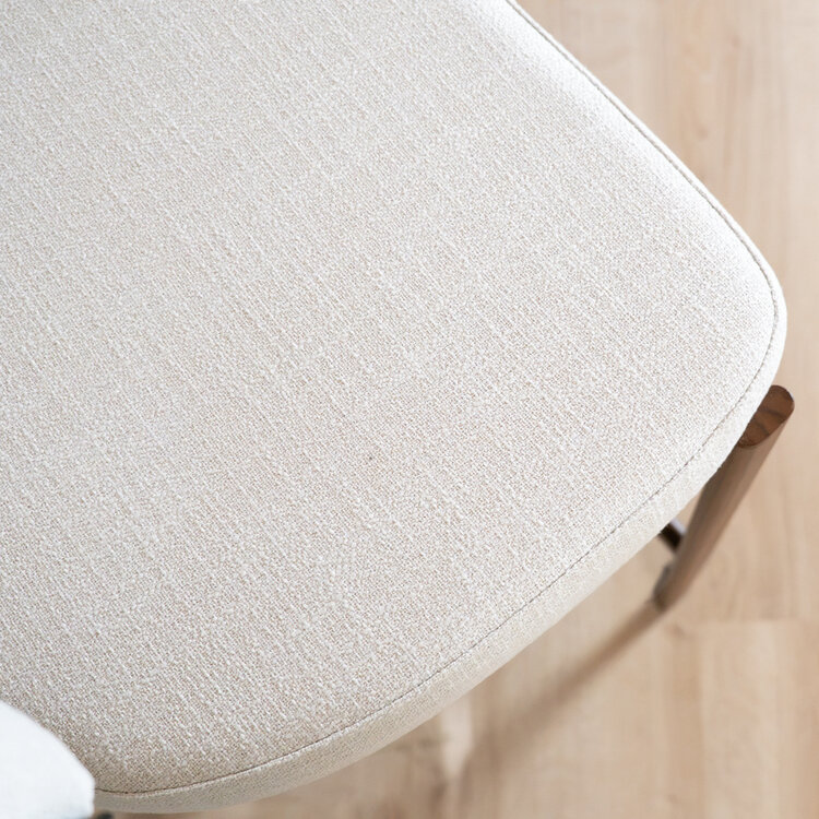 Barkruk Nori linnen off white 70 cm