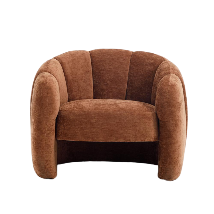 Fauteuil Lois velvet oker