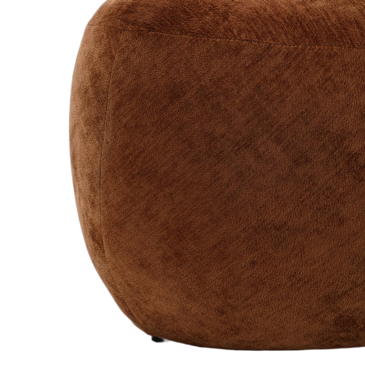 Poef Fenna velvet oker