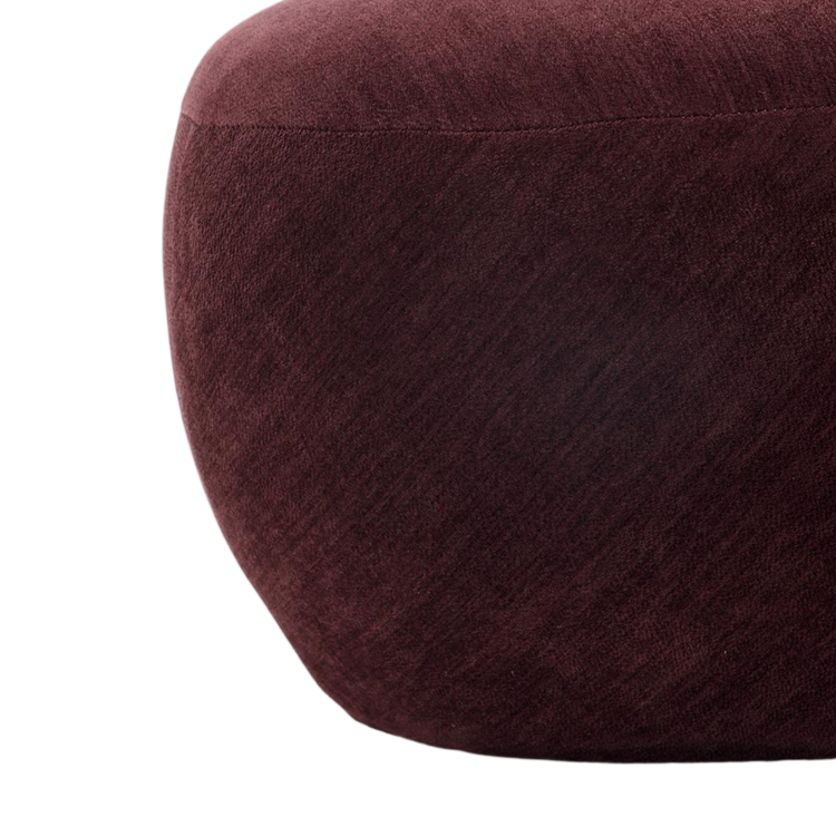 Poef Fenna velvet paars