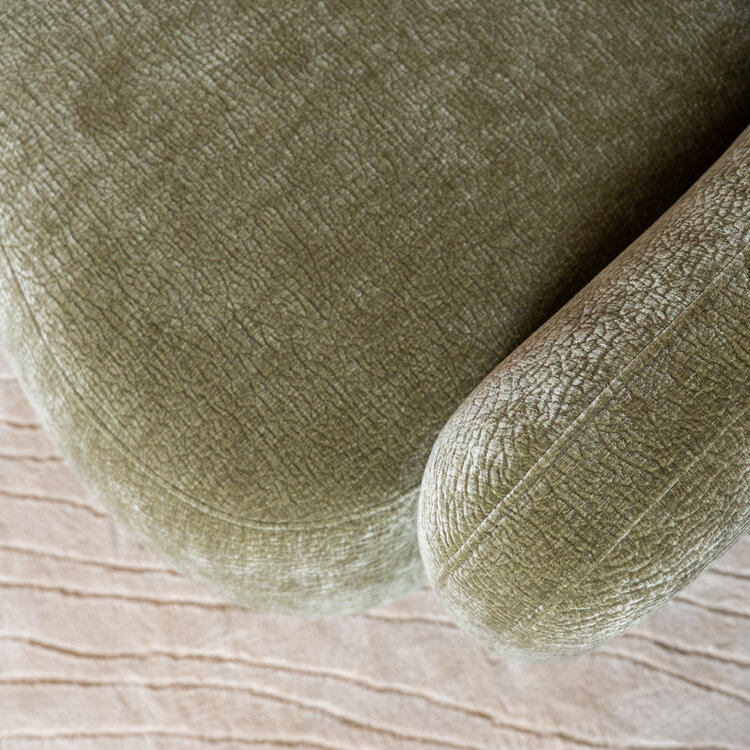 Hoekbank Vienna chenille groen links