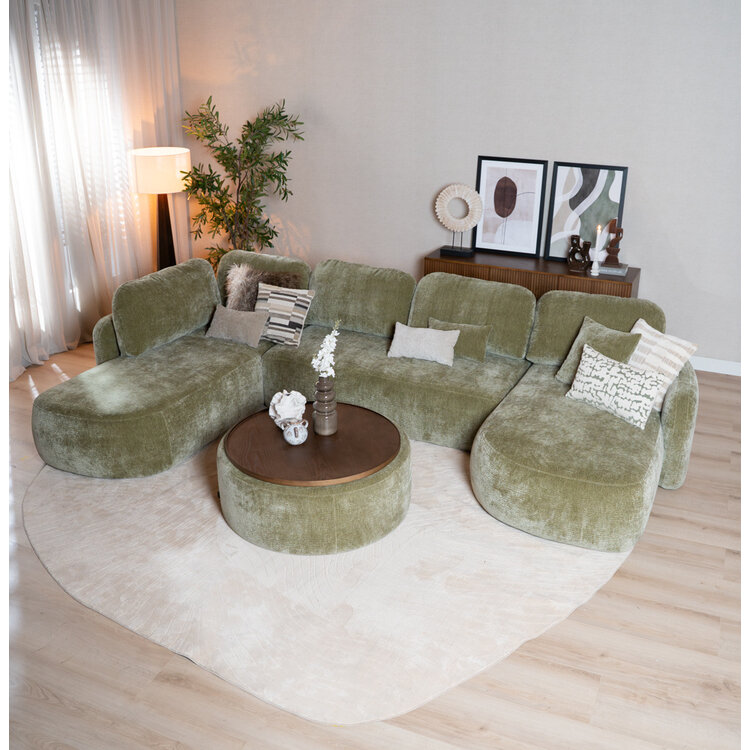 U-bank Vienna 6-zits chenille groen