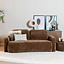 2,5-zitsbank Vienna chenille chocolate brown