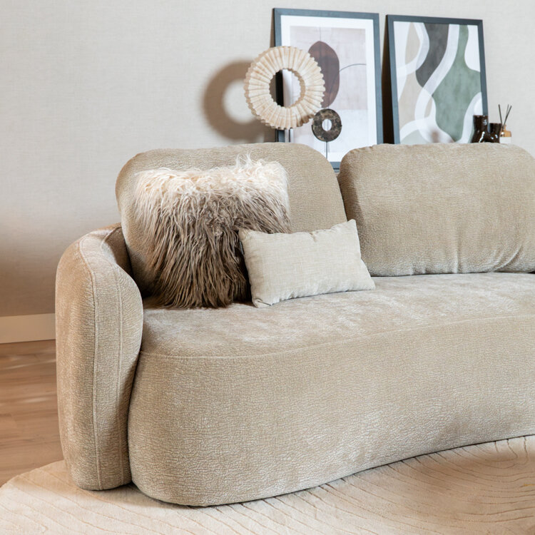 2,5-zitsbank Vienna chenille taupe