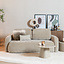 2,5-zitsbank Vienna chenille taupe