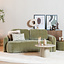 2,5-zitsbank Vienna chenille groen