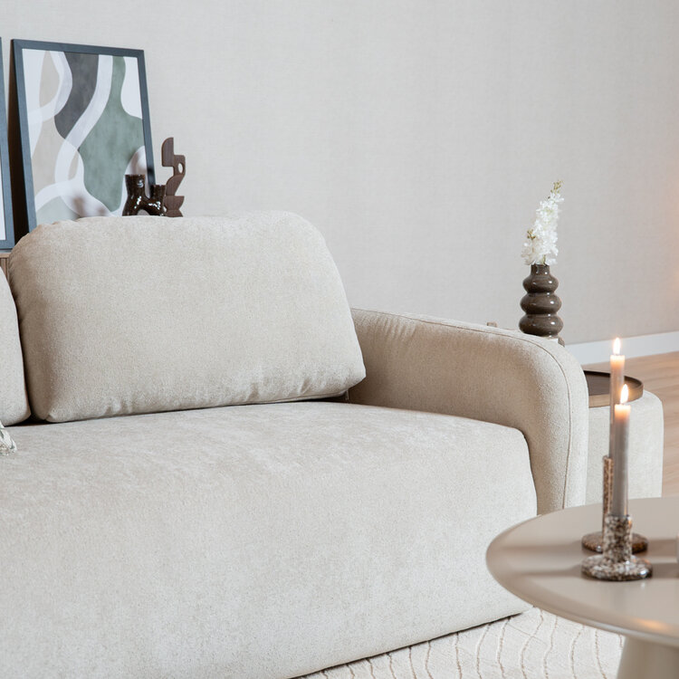 2,5-zitsbank Vienna chenille beige