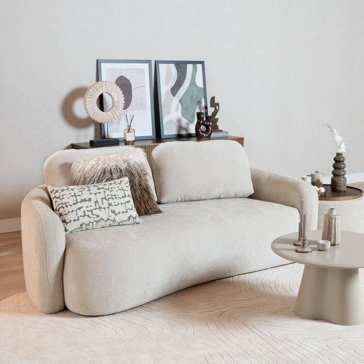 2,5-zitsbank Vienna chenille beige