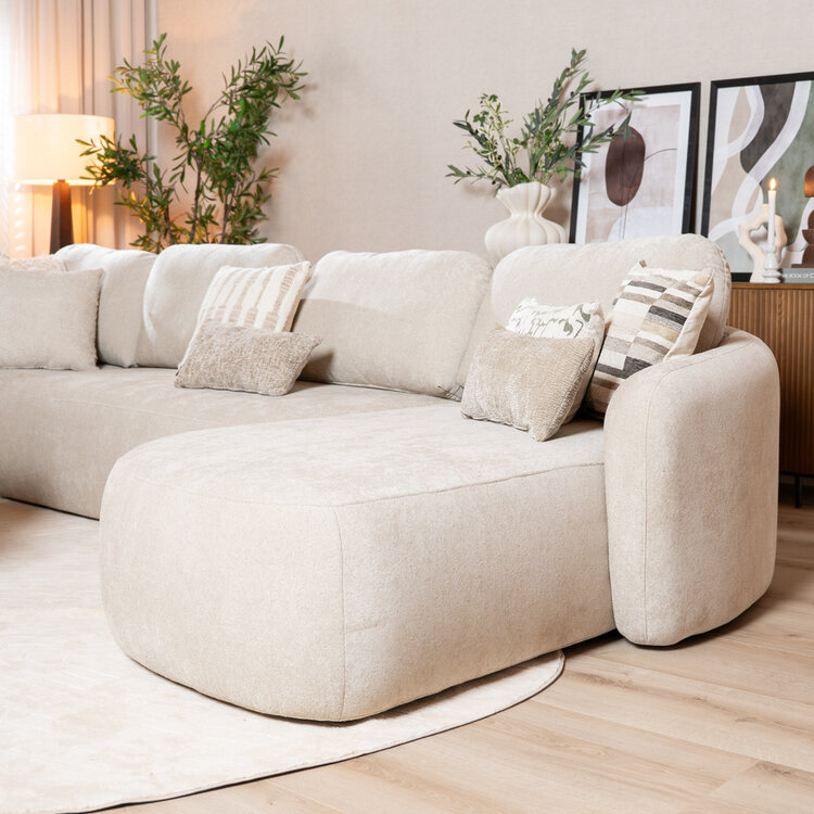 U-bank Vienna 6-zits chenille beige
