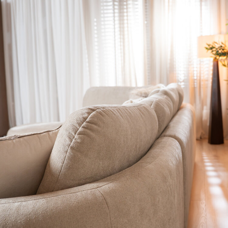 U-bank Vienna 6-zits chenille beige