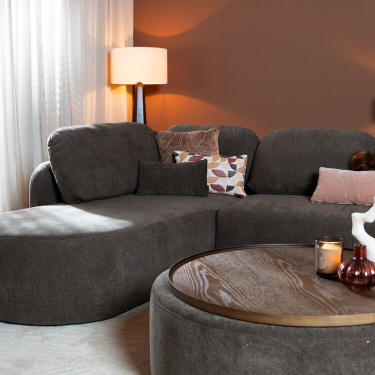 U-bank Vienna 6-zits chenille bruin