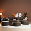 U-bank Vienna 6-zits chenille bruin