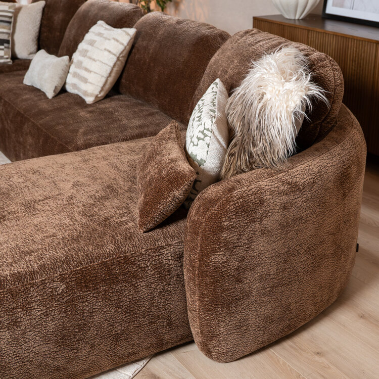 U-bank Vienna 6-zits chenille chocolate brown