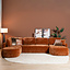 U-bank Vienna 6-zits chenille terracotta