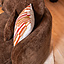 Chaise longue Vienna chenille chocolate brown rechts